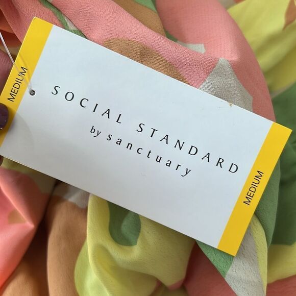 NWT Sanctuary Social Standard Floral Dress (size medium) - Picture 10 of 11